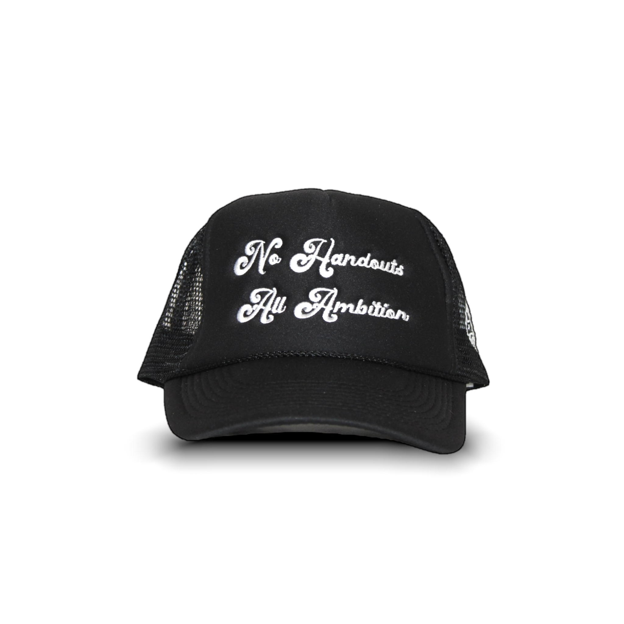'All Ambition' Trucker Hat in Black