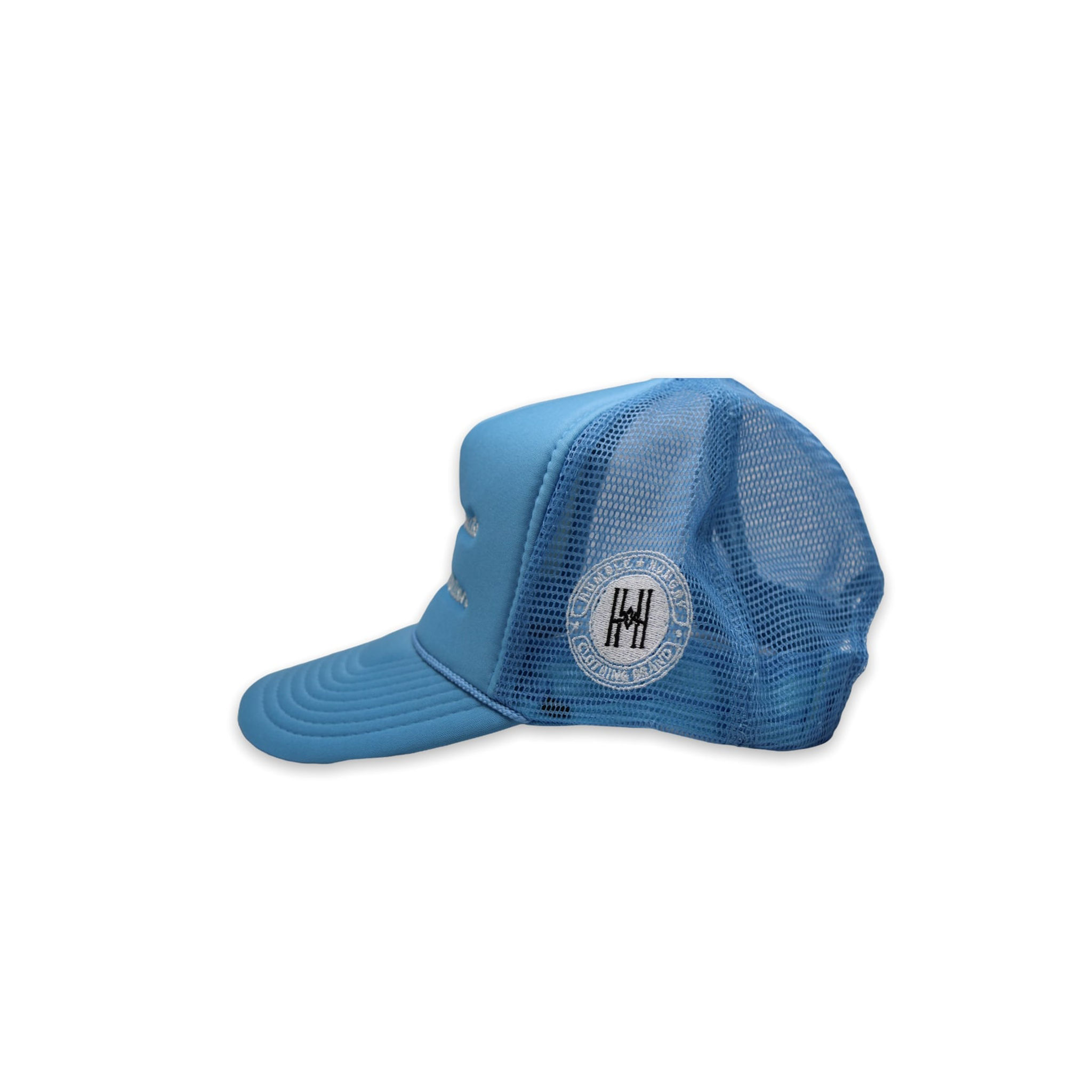 'All Ambition' Trucker Hat in Blue