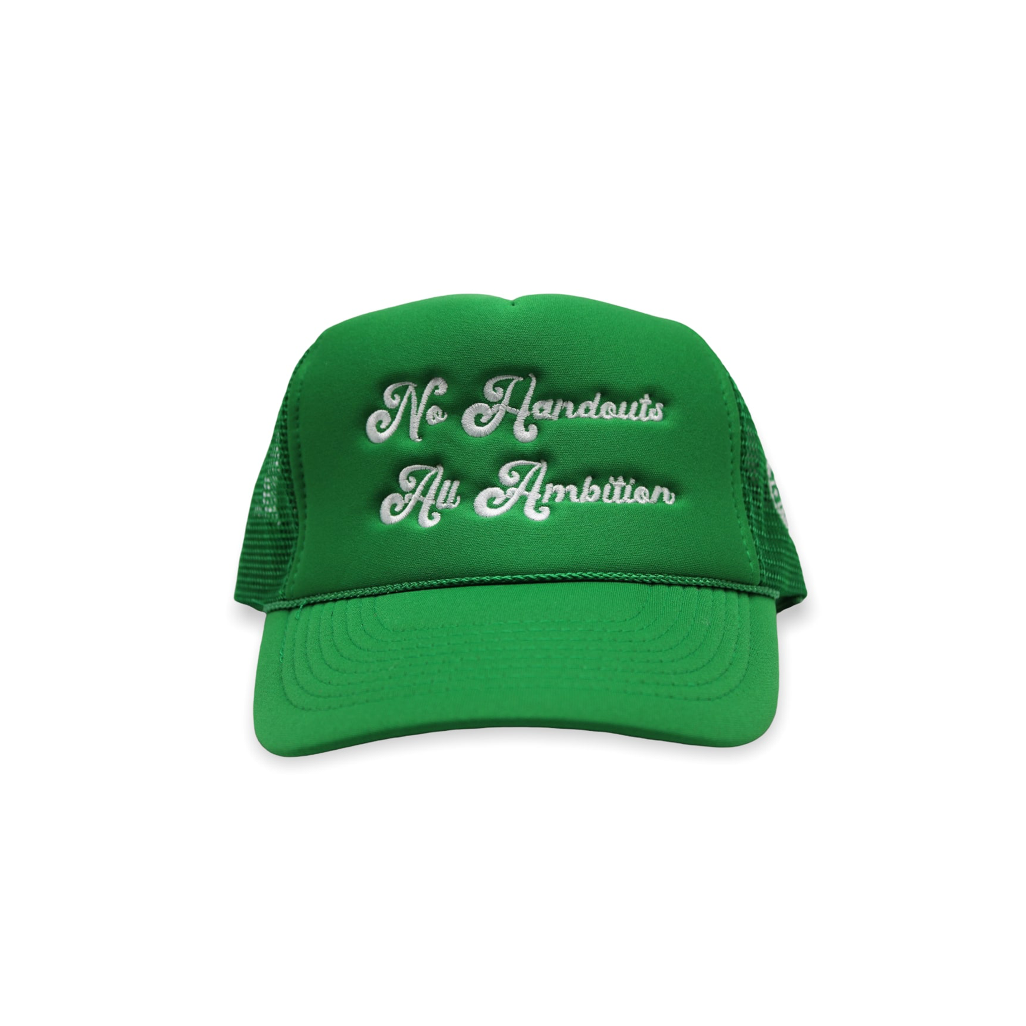 'All Ambition' Trucker Hat in Green