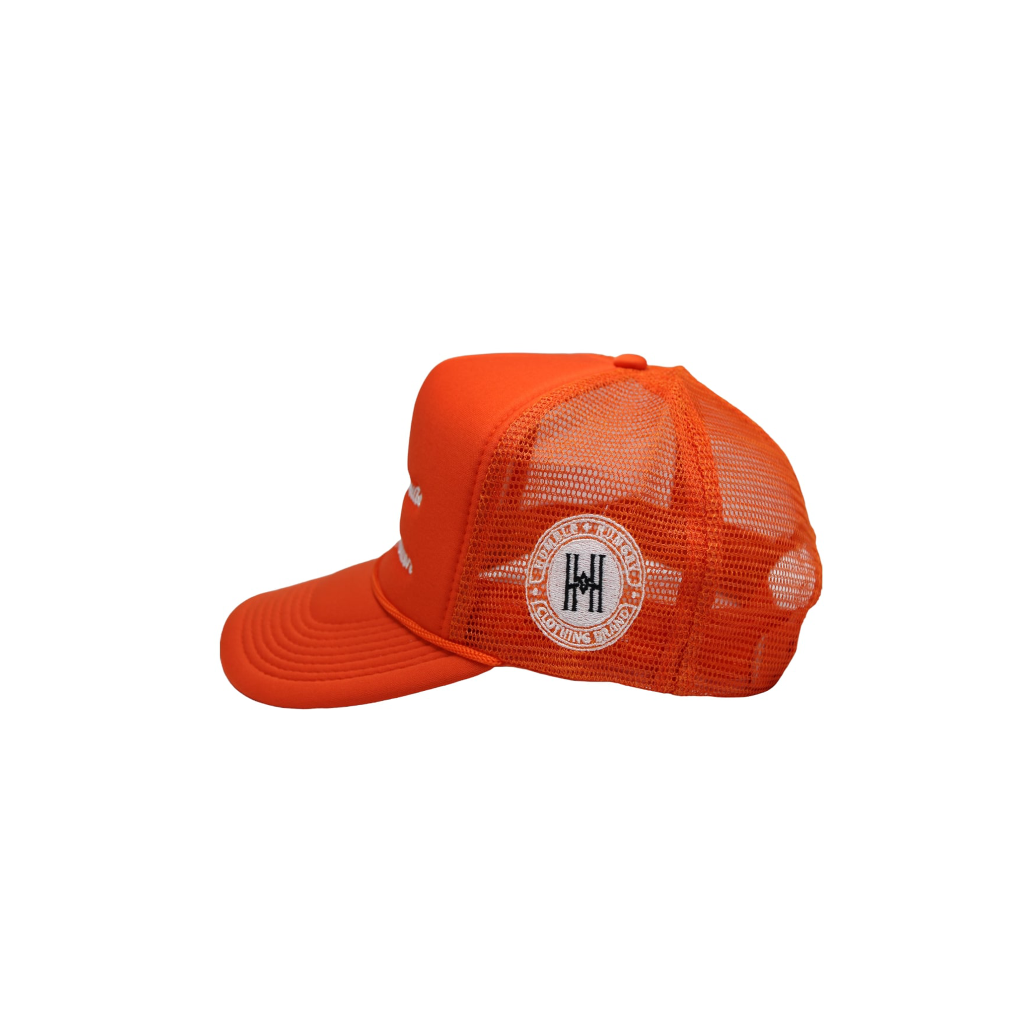 'All Ambition' Trucker Hat in Orange
